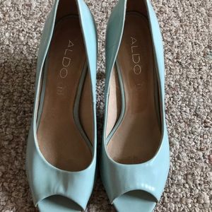 Blue Aldo high heels size 11